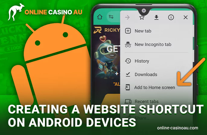 How to label online casino on android phone