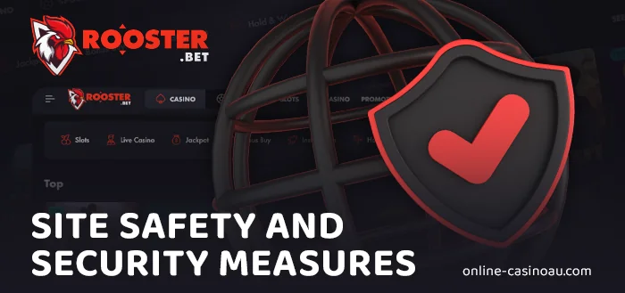 Reliability of Rooster Bet Casino for residents from Australia