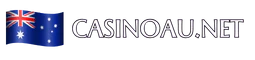 Logo of casinoau.ne featuring a modern design with vibrant colors and gaming elements, representing online gambling