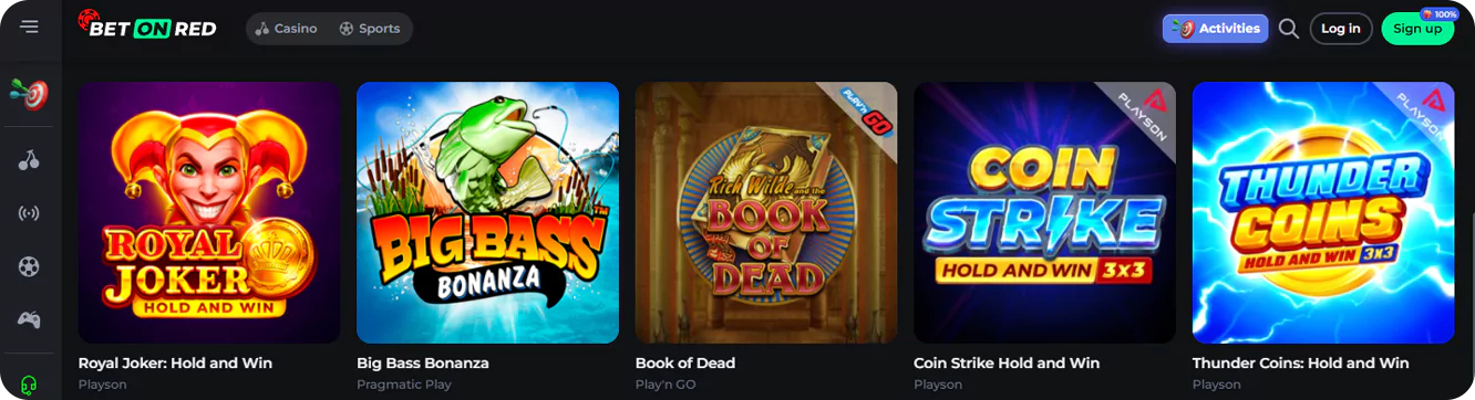 About BetOnRed online casino with credit card payments