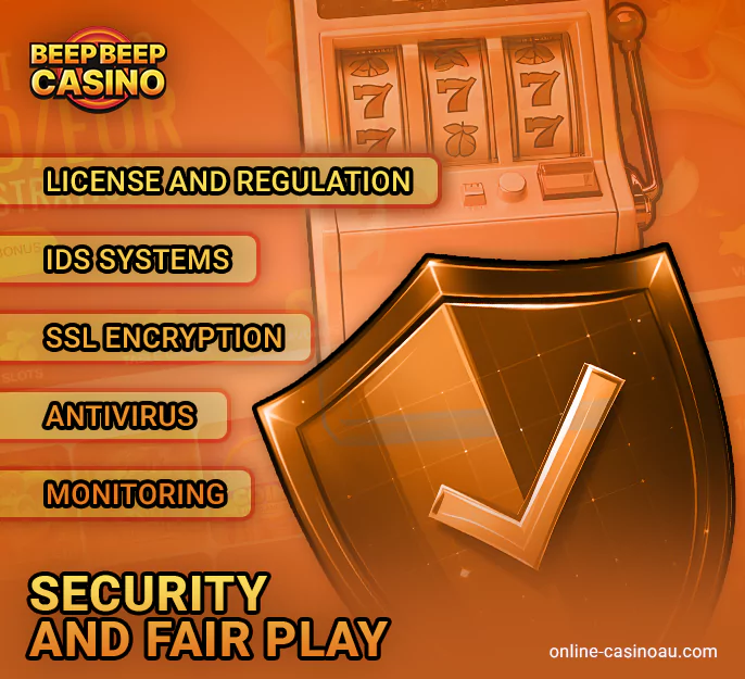 Reasons to be safe at Beep Beep Casino - fair play for Australians