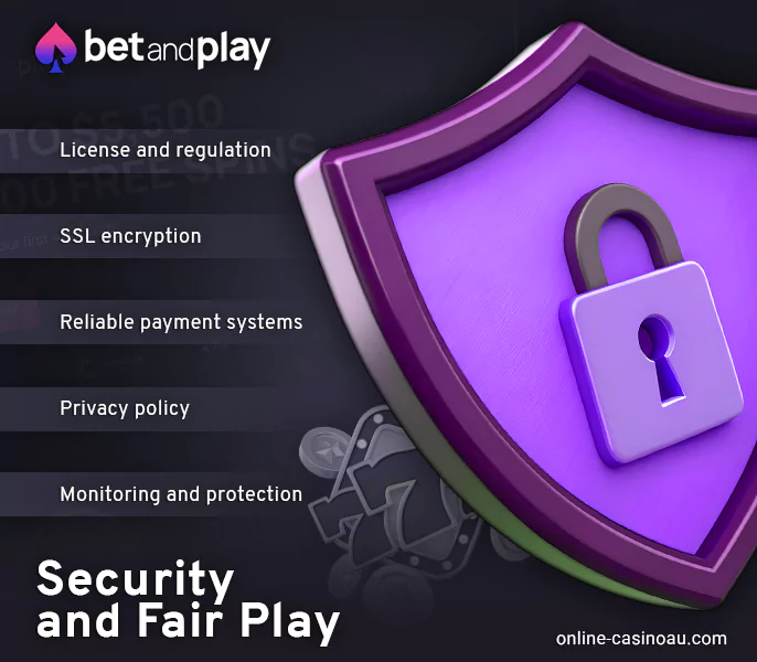 Reasons why Bet and Play Casino is safe for Australian players