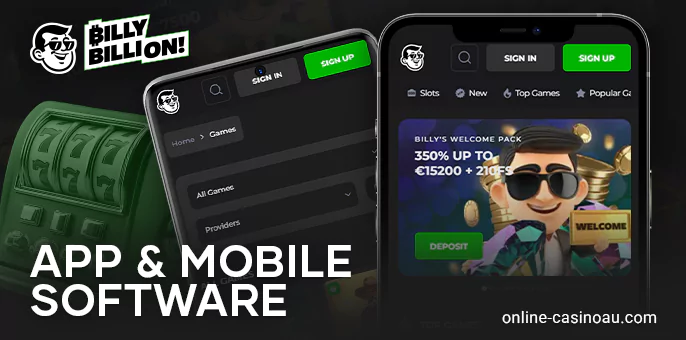 Billy Billion Casino app to play on your phone