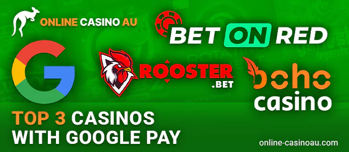Top online casinos with Google Pay payments