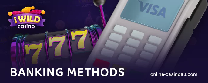 About payment methods at iWild Casino