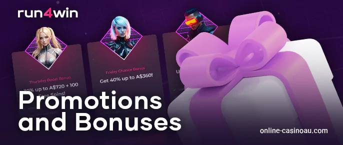 Best bonuses for Run4Win Casino players