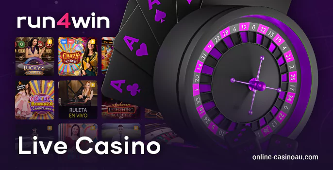 Play live games on the Run4Win Casino website