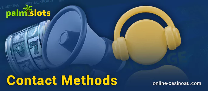 Contacting palmslots casino support team