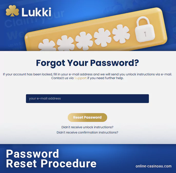 How to regain access to your Lukki Casino account