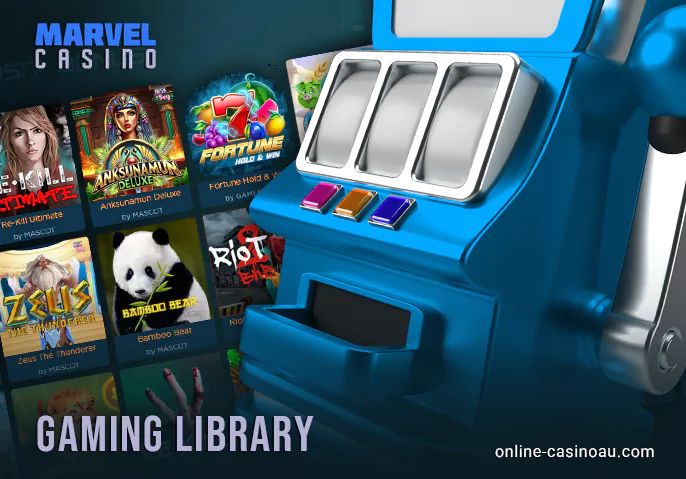 Casino Game Categories at Marvel Casino