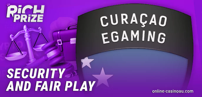 Rich Prize Casino license - about fair play