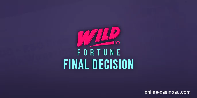 Australian Wild Fortune casino review results