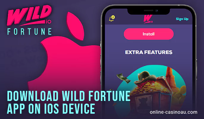 Installing Wild Fortune casino ios app