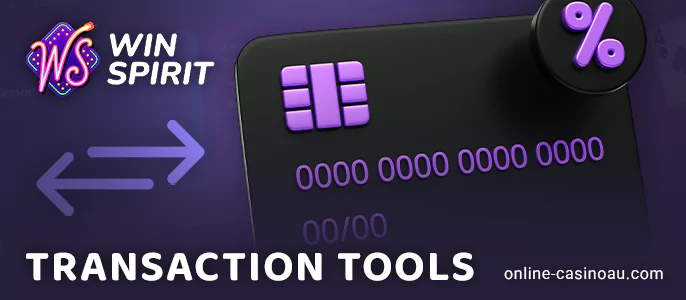 Ways to deposit and withdraw at WinSpirit Casino in Australia