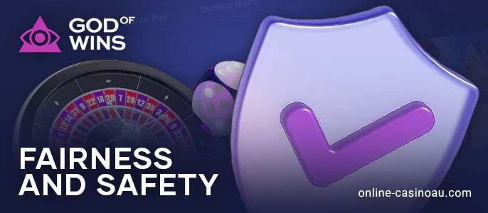 Fair play guarantee at God of Wins Casino - a matter of security