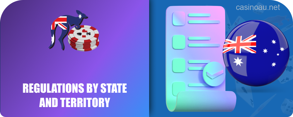 Regional gambling rules across Australia