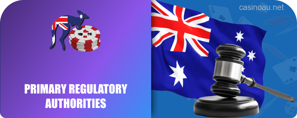 Key bodies overseeing gambling in Australia