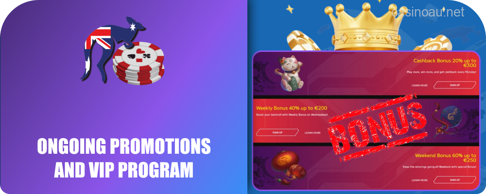 Loyalty rewards and VIP perks at Wild Tokyo Casino