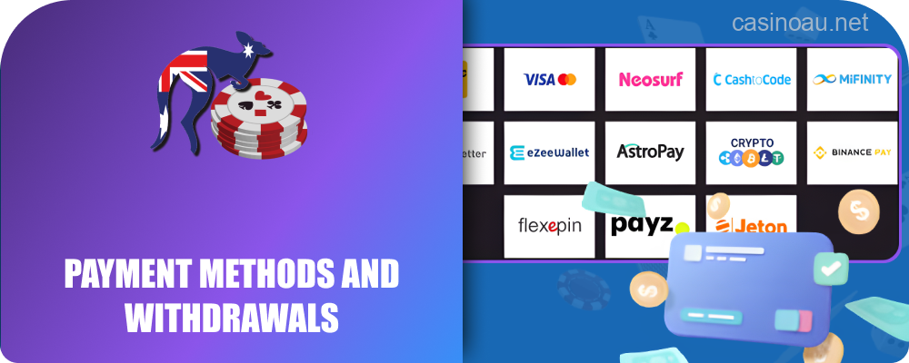 Deposit and cashout options at Wild Tokyo Casino