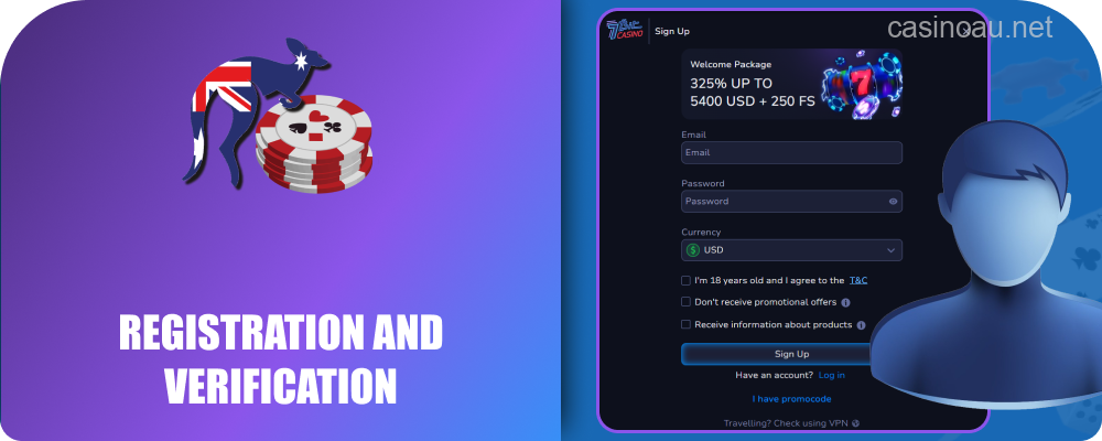 Signup and identity checks at 7Bit Casino