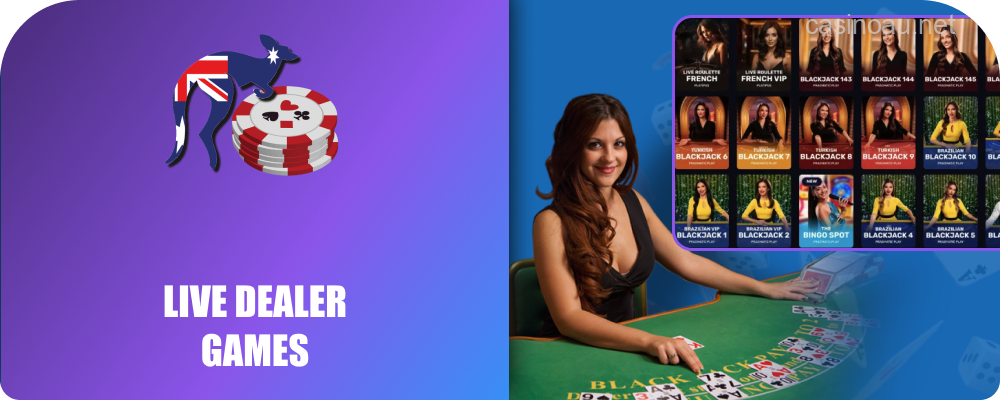 Real-time casino tables at 7Bit Casino