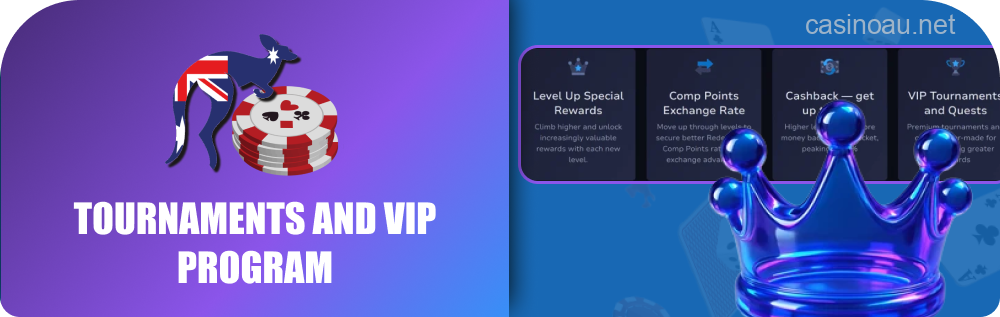 Competitive events and VIP rewards at 7Bit