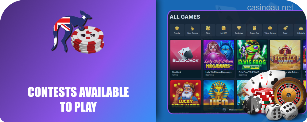 Competitions and challenges at Golden Crown Casino